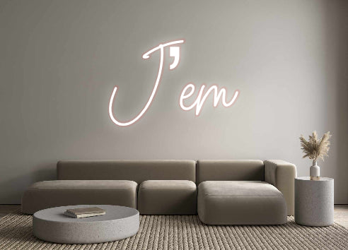 Custom Neon French Version J’em