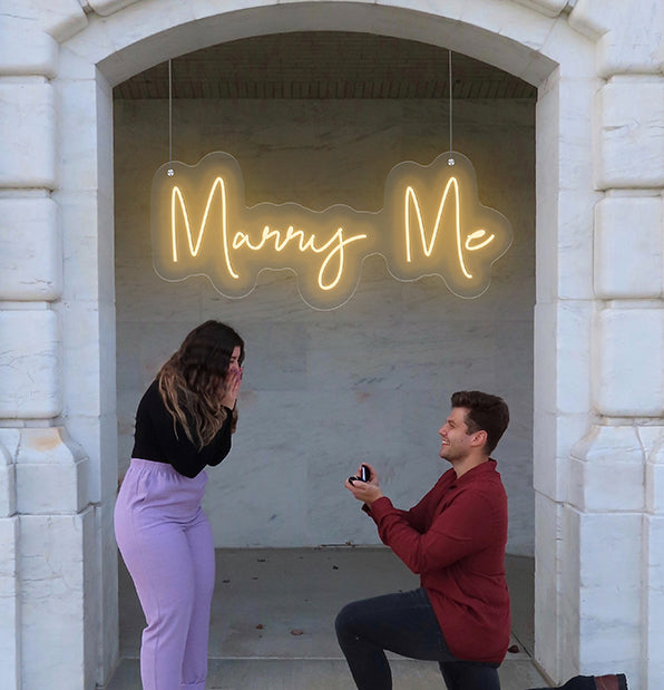 "Marry Me" - LED Neon Sign