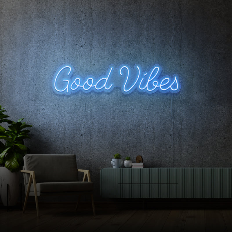 'GOOD VIBES' - LED neon sign