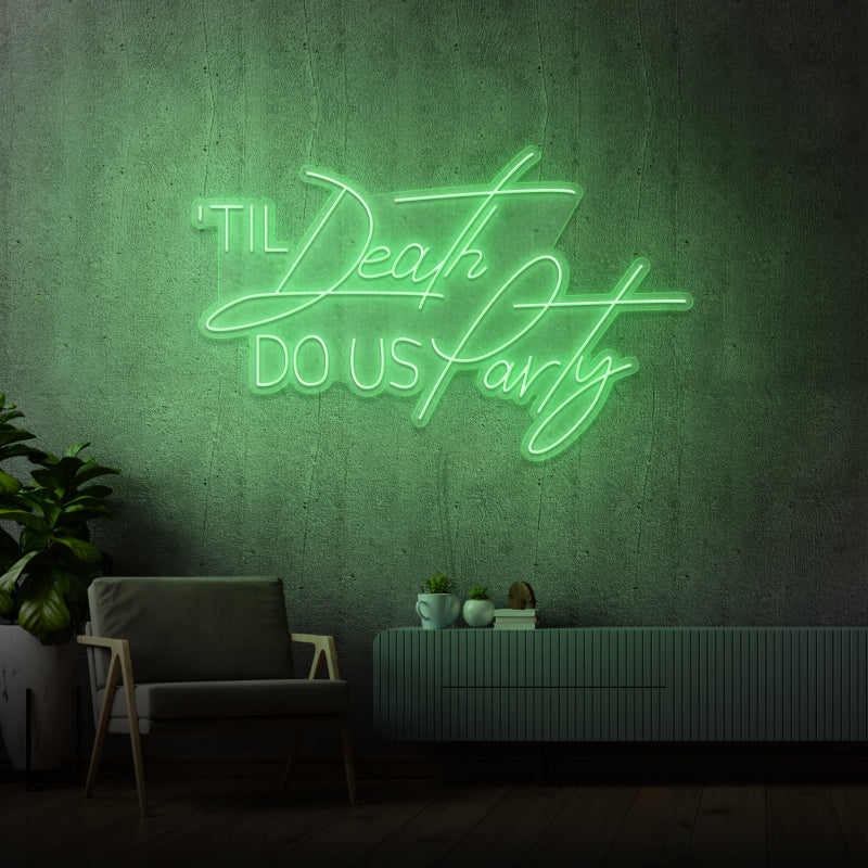 ''THE DEATH' - LED neon sign