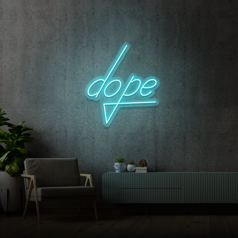 'DOPE' - LED neon sign