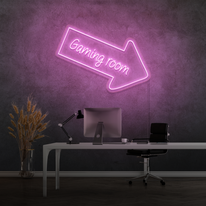 "GAMING ROOM" - LED Neon Sign