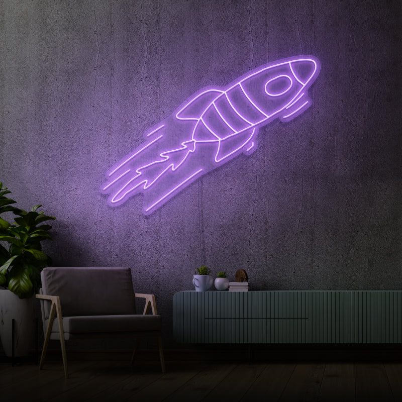 'ROCKET' by Margot - LED neon sign