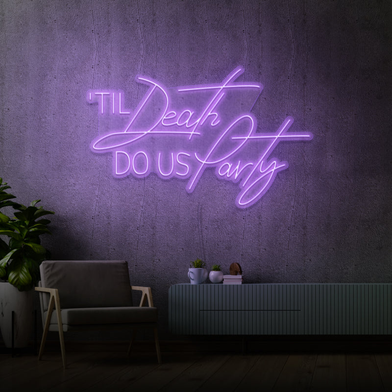 ''THE DEATH' - LED neon sign