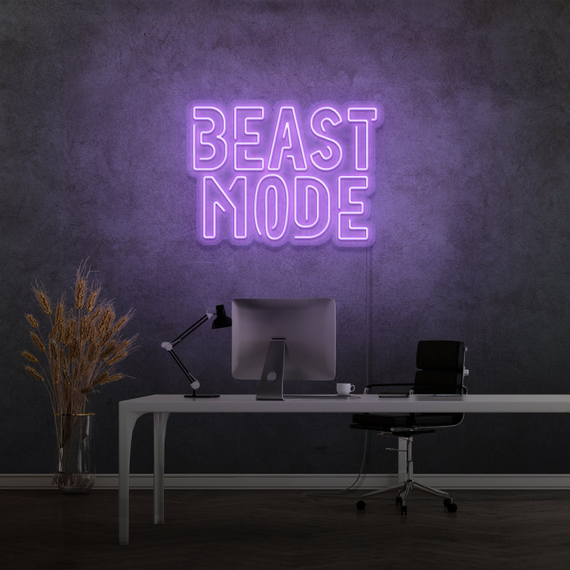 'BEAST MODE' - LED neon sign