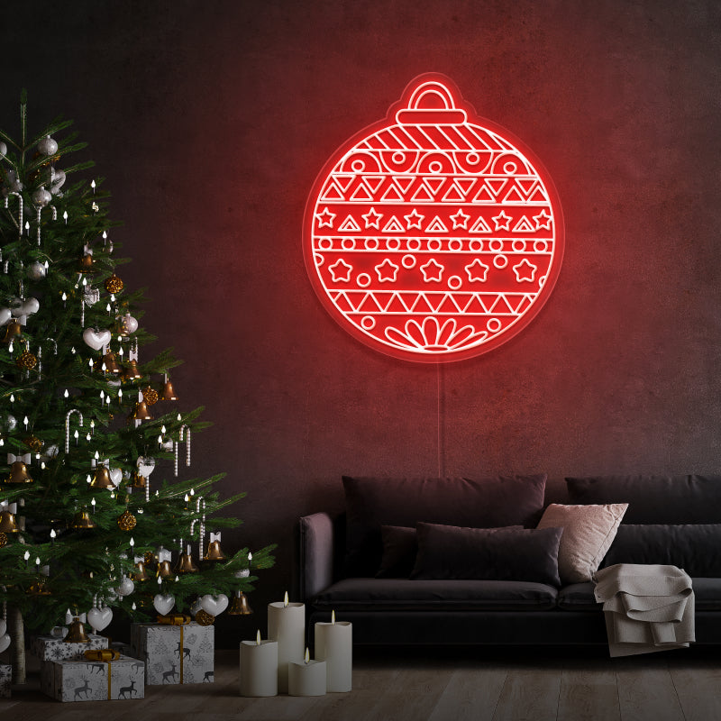 "Christmas Ball" - LED Neon Sign