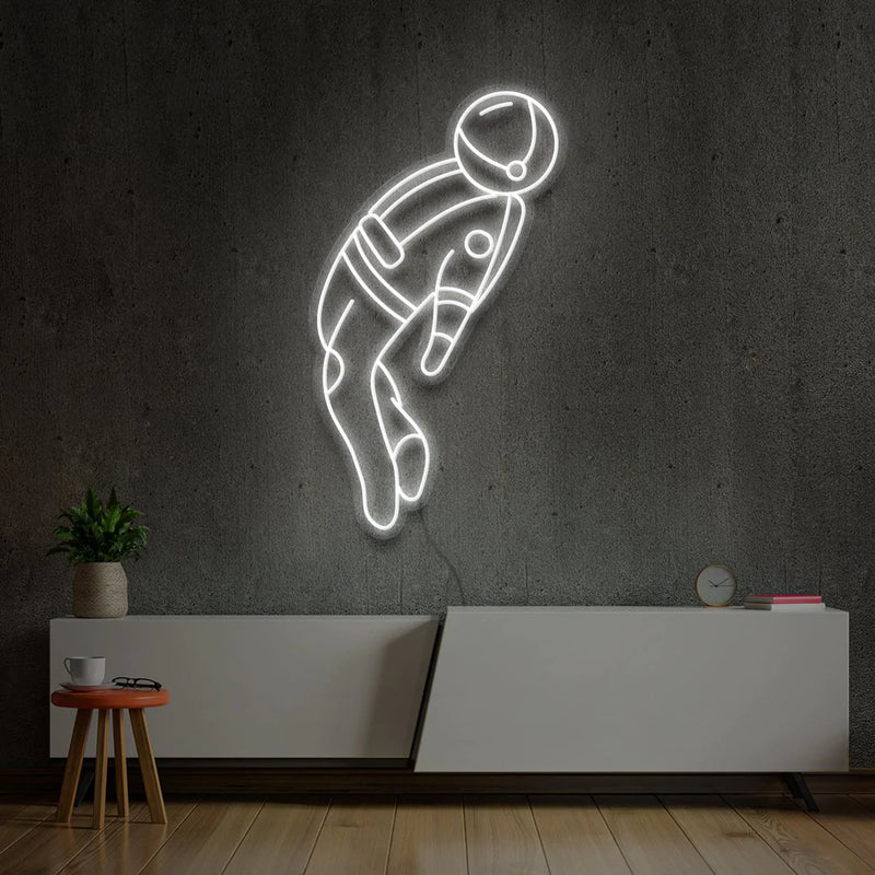 "SPACE MAN" - LED Neon Sign